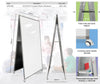 Alpha Mobile Double Sided Whiteboard