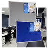 Educate Grey Felt Notice Board