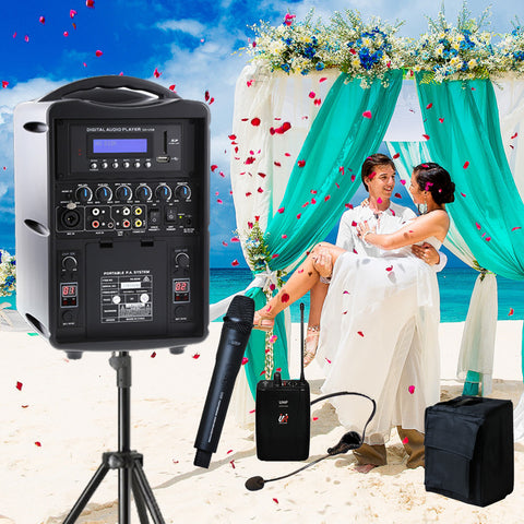 Promic PA-60W Portable PA Celebrants Package