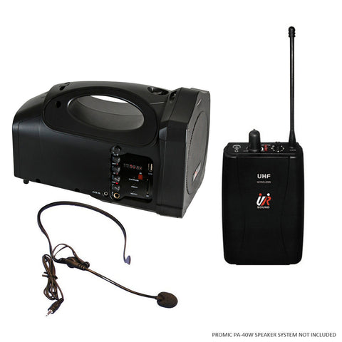 Promic PA-40W Wireless Body Pack Transmitter