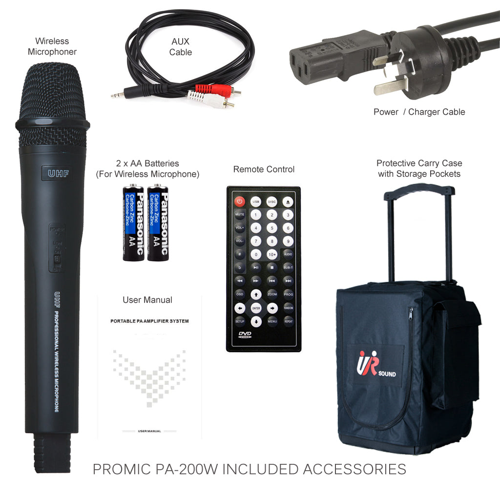 Promic PA-200W Portable PA System