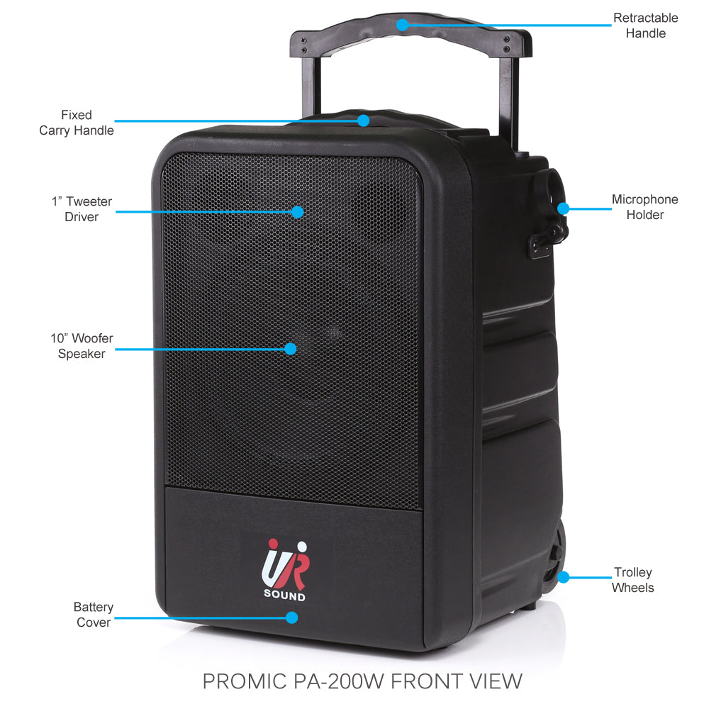 Promic PA-200W Portable PA System