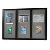 BeNoticed Hinged Glass Door Notice Case