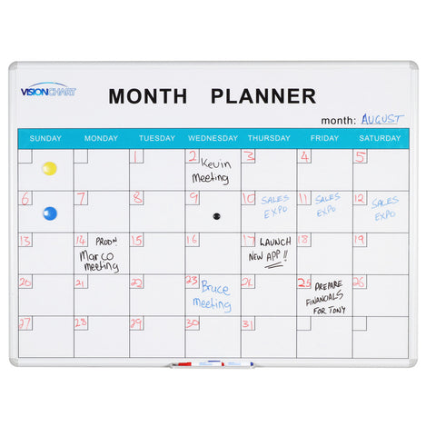 Month Planner Whiteboard